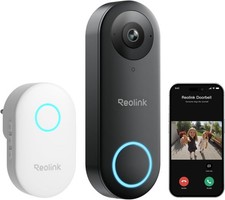 Reolink Wired Video Doorbell with Chime, 2K 5MP HD, 2.4/5GHz