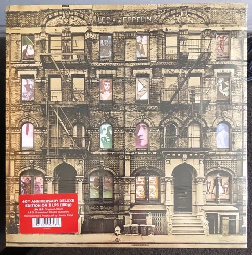 LED ZEPPELIN 12" 3LP Triple VINYL Physical Graffiti 2015 DELUXE EDITION Exc