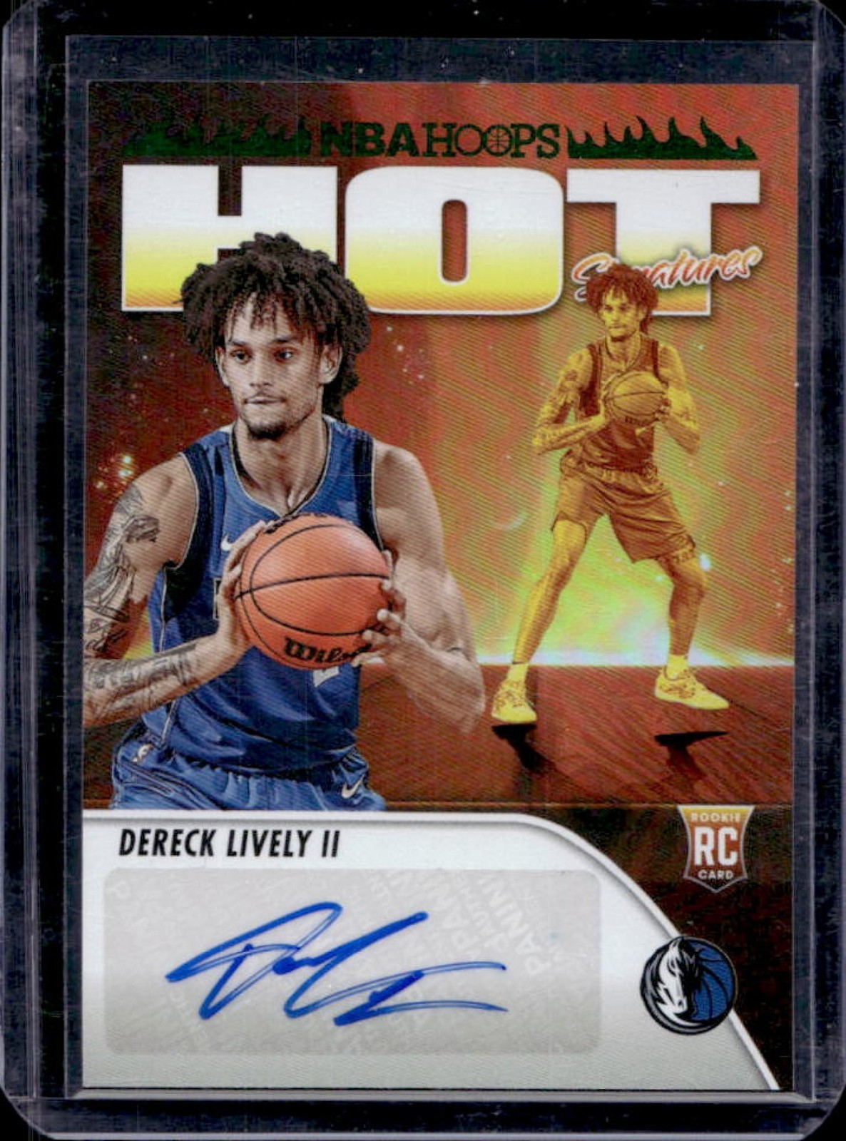 2023-24 Hoops Dereck Lively II Hot Signatures Rookie RC Auto #HSR-DL