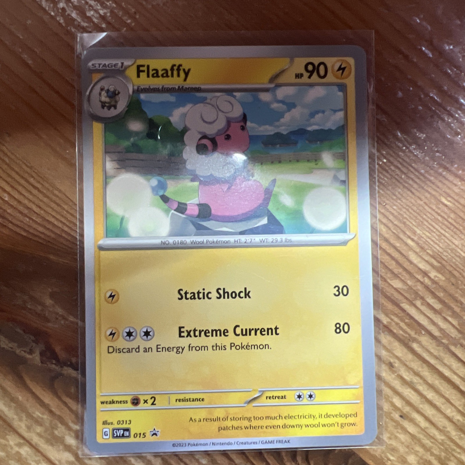 Flaaffy SVP015 Scarlet & Violet Non Holo Rare Promo Pokemon Card