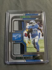 2022 Panini Playbook - Double Moves Relics D'Andre Swift #DM-7 Green /49 (MEM)