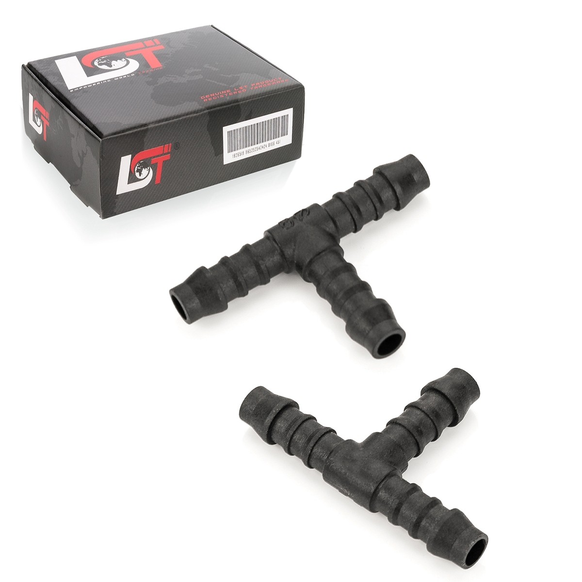 2x PA hose polyamide T-piece coupling petrol oil-resistant 8 mm for ALFA ROMEO