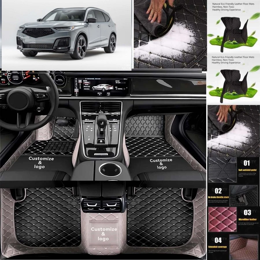 For Acura RDX Car Floor Mats Custom Waterproof All Weather Cargo Liner Carpet Foto 3 de 4