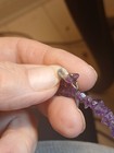Vtg Doug Paulus Amethyst+Peridot Chip Nugget Gemstone Choker Set Stretch .925 — photo 5