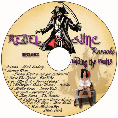 KARAOKE CDG REBEL SYNC #3 RAIDING THE VAULTS  Adult Comedy Songs NEW INPLASTIC
