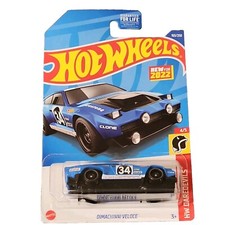 2022 Hot Wheels #163 HW Daredevils 4/5 DIMACHINNI VELOCE Blue w/Black DD8 Spokes