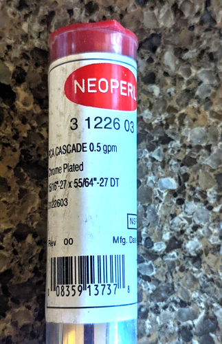 Neoperl Belüfter 3122603 PCA Cascade 6er Pack 0,5 gpm 15/16 + - 27 x 55/64"-27 - Bild 3 von 5