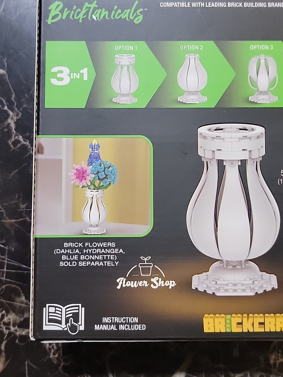 Brickcraft Flower Vase for Brick build flowers 40460 40524