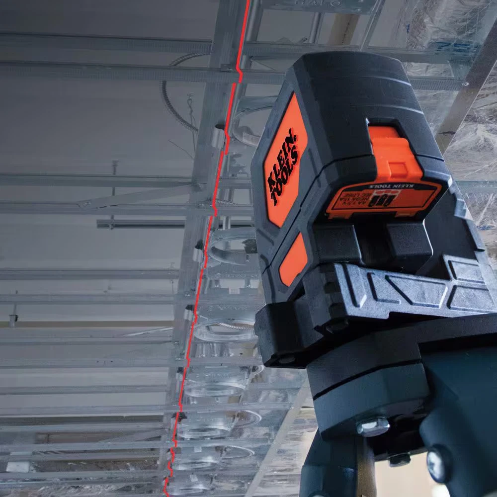Laser Level, Self-Leveling Red Cross-Line Level and Red Plumb Spot (93LCLS)