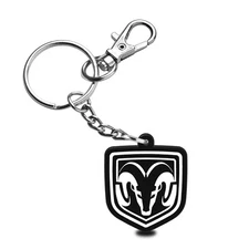 RAM Logo Custom Laser Cut with UV Full-Color Printing Acrylic Charm Key Chain