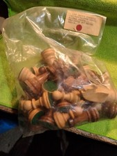 3.75" French Staunton Sheesham Boxwood Chesset NOS