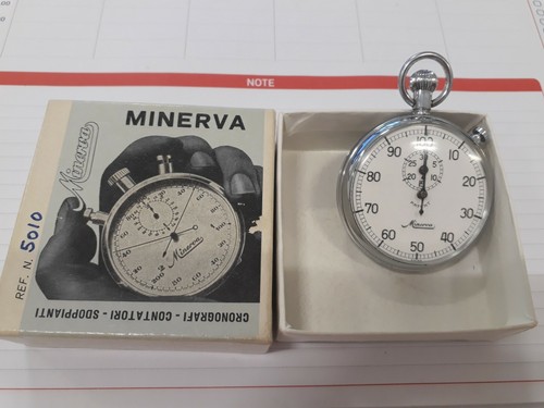 MINERVA Cronometro Cronografo NUOVO 50 MM (100 SEC e 30 CICLI) SWISS MADE |  eBay