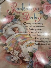 Vintage Rockabye Baby Poem