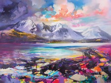 Scott Naismith - Torrin, Skye - Leinwandbild Wandbild 3 Gr&ouml;&szlig;en verf&uuml;gbar