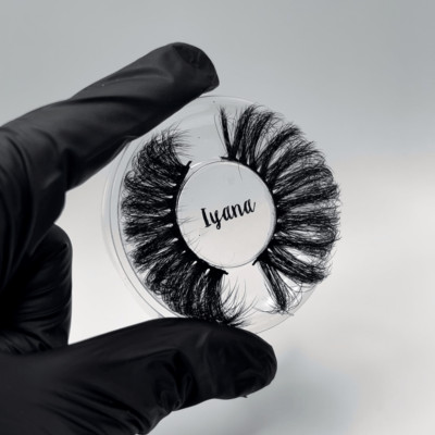 Fluffy Vegan 6D 25mm Mink Lashes - D luxe Iyana  Lashes