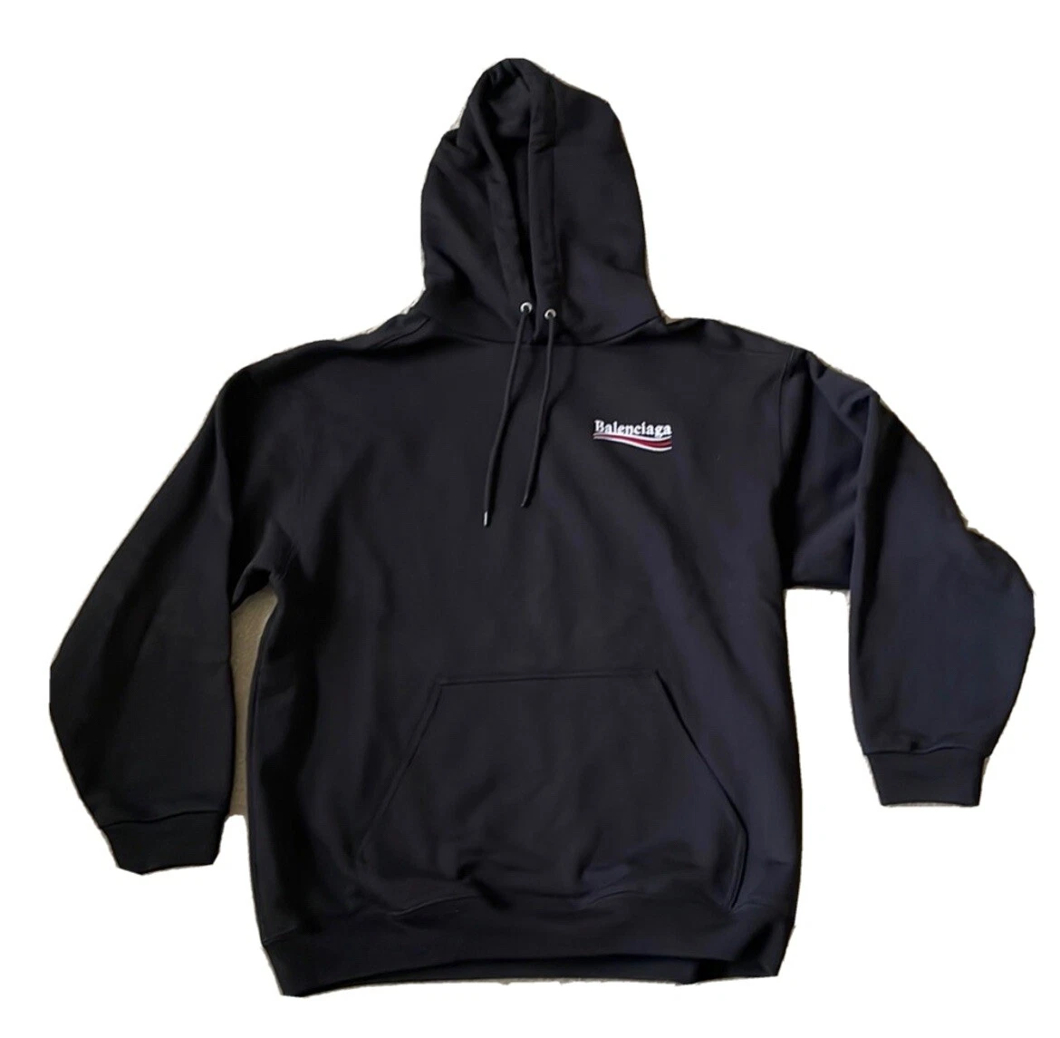 Balenciaga Political Campaign Men's Large Hoodie Black | eBay