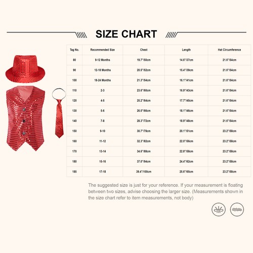 Kids Sequin Waistcoat Fancy Vest Tops Hip-hop Jazz Dance Stage Performance - Picture 59 of 77