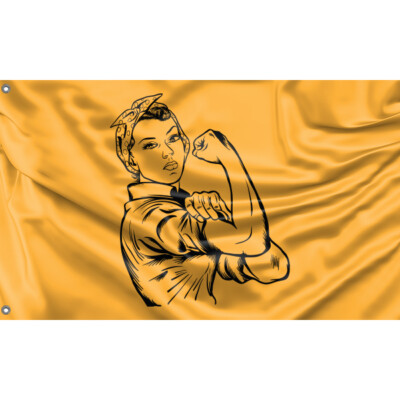 We Can Do It Flagge/Fahne Unikales Design 90x150 cm, Herg. in EU