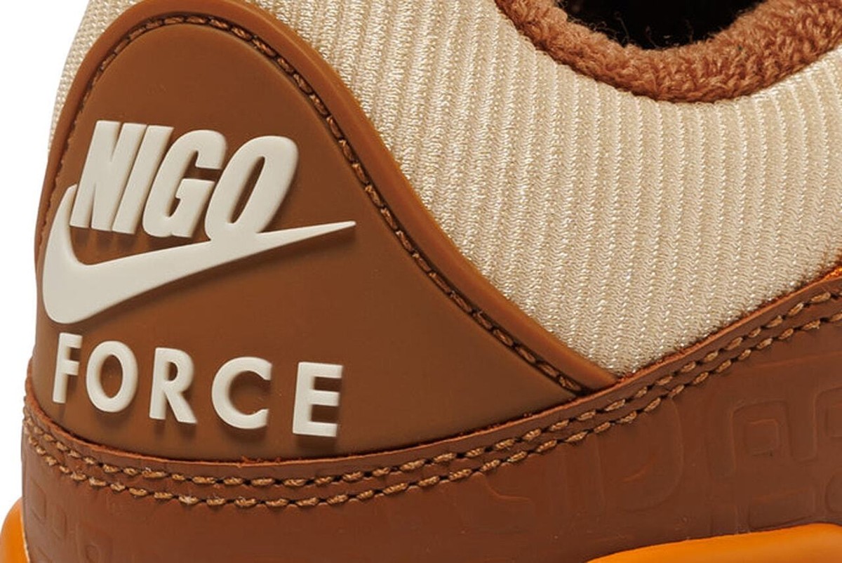 ★新品 NIGO® × Nike Air Force 3 Low SP ベージュ Nigo-Nike-Air-Force-3-Low-
