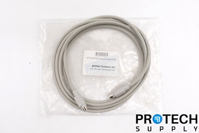 BIOPAC MP100/MP30 Computer Serial Cable for Data Acquisition System w/ WARRANTY