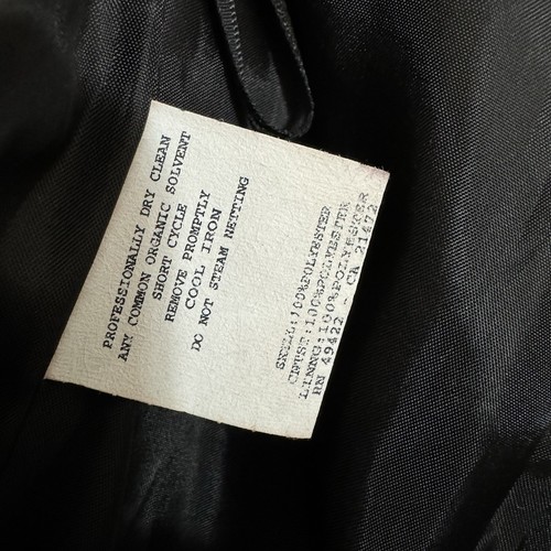 Vintage Gunne Sax Black Satin Strapless Dress Size 3/4 Bow Tulle Prom Party - Picture 16 of 21