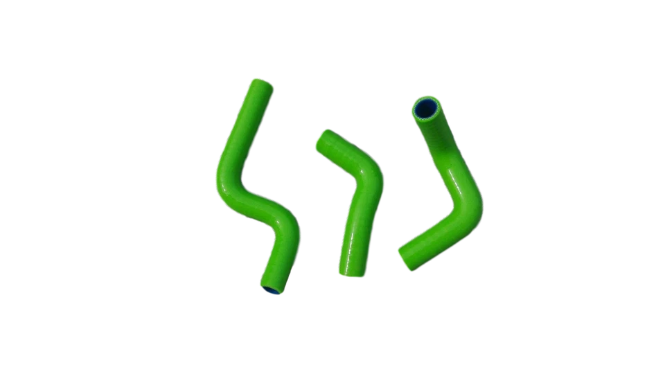 Manguera de radiador de silicona verde para Kawasaki KX85 KX100 2014-2016 2014-2016 Foto 2 de 4
