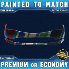 NEW Painted To Match Front Bumper for 2015 2016 2017 Chrysler 200 Sedan w/ Park