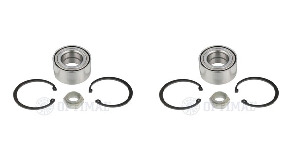 Optimal 2X Radnabe Radlagersatz Vorderachse FüR Saab 9-3 Cabriolet YS3D YS3E-image