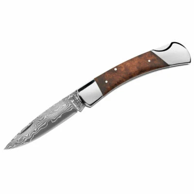 BÖKER MAGNUM Damascus Lord Damast Taschenmesser Back Lock Holzgriff 01MB790DAM - Bild 1 von 4