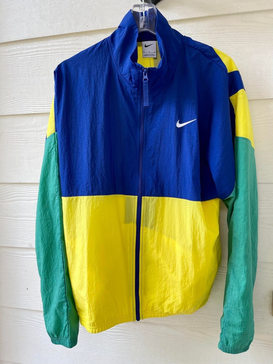 Mens Nike Starting Basketball Jacket Coat Full Zip Black Red