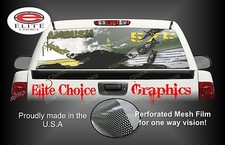 Military Plane Ambush Rear Window Graphic Decal Sticker Truck Car Suv
