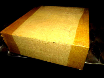 ONE BEAUTIFUL EXOTIC YELLOWHEART PLATTER BLANKS WOOD TURNING LUMBER 6'' X 6'' X 2''