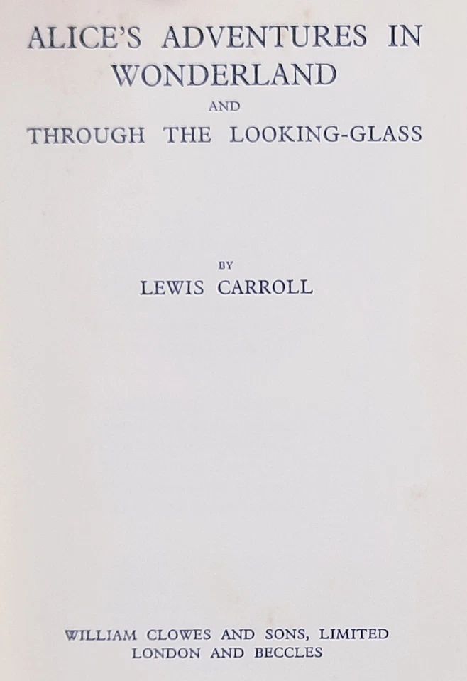 1920 ALICE IN WONDERLAND Antique FIRST EDITION Adventures ART DECO carroll RARE - Image 3 of 4