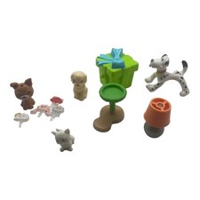 Barbie Accessory Lot Meditation Emotions Dog Cat Table Lamp Lot of 11 Pieces