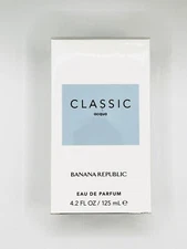 BANANA REPUBLIC CLASSIC AQUA EDP Spray For Men 4.2oz /125ml ~ Sealed ~ Authentic