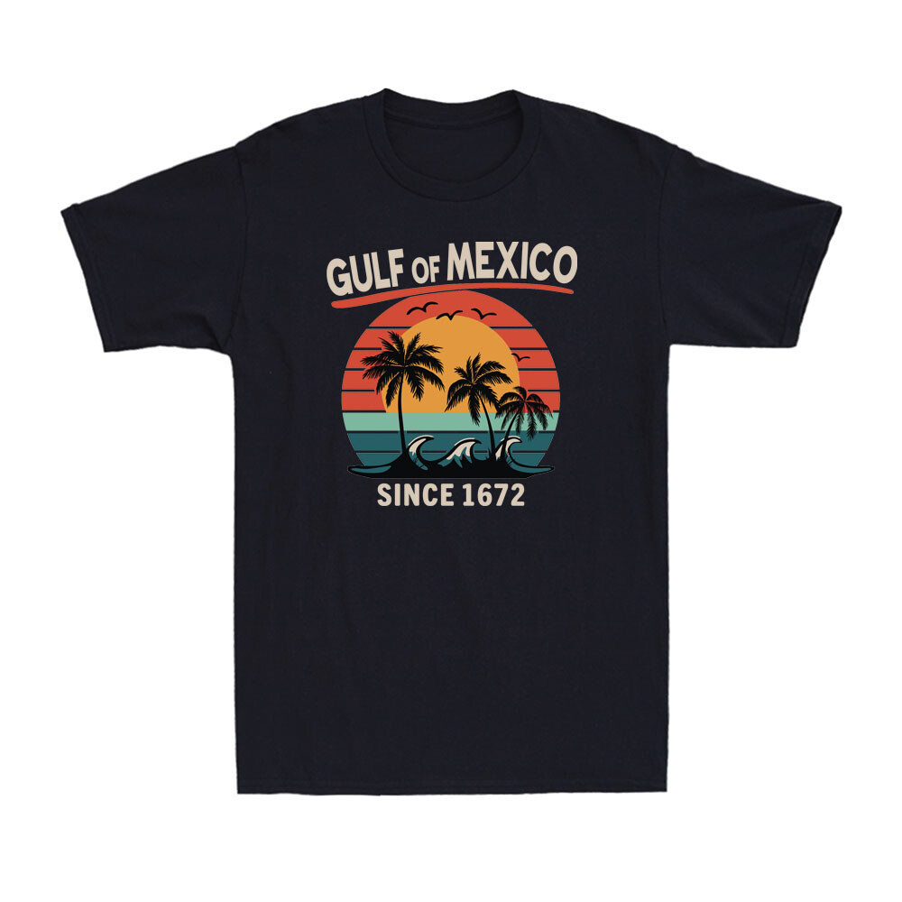 Gulf of Mexico Shirt Vintage Gulf Of Mexico Since 1672 Men's T-Shirt