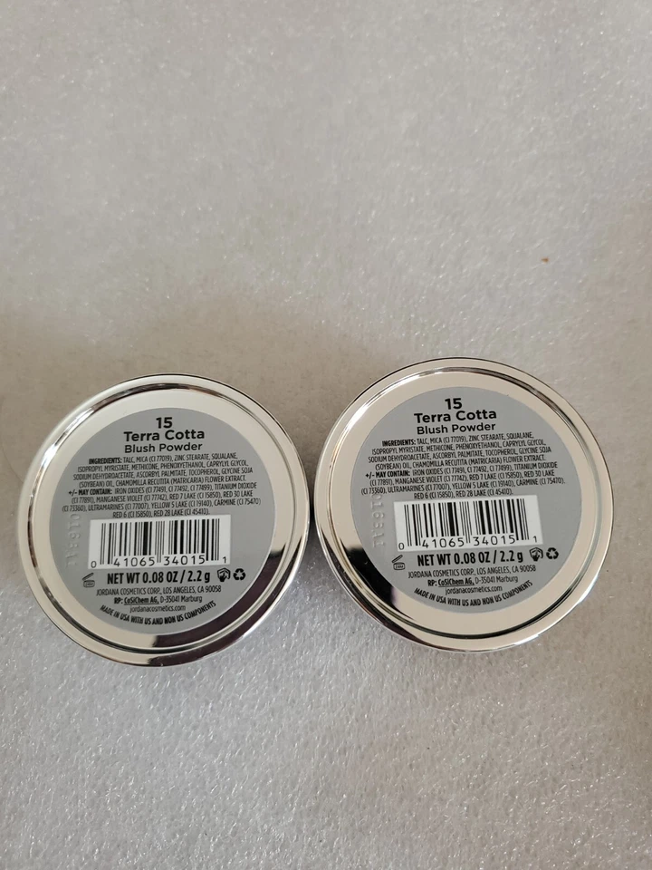 Jordana Blush Powder (0.08oz/2.2g) LOT OF 2; Terra Cotta - Image 2 of 2
