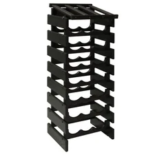 FixtureDisplays 24 Bottle Dakota Wine Rack with Display Top
