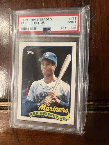 1989 Topps Traded - Ken Griffey Jr #41T (RC) Psa 9