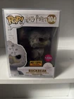 Funko Pop! Movies Harry Potter Buckbeak Flocked #104 Hot Topic Figure In Box