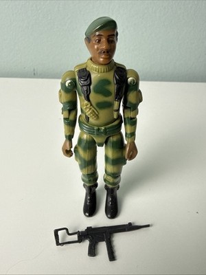GI  Joe figure 1982 Stalker Straight Arm Broken Thumb Complete