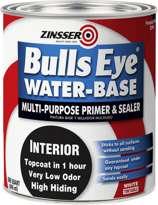 Bulls Eye Water-Base Primer & Sealer, White | Bulls Eye water-base primer-sea...
