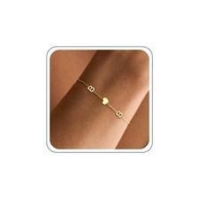 Stocking Stuffers for Her - Initial Bracelets for Women Girlfriend Christmas Gif