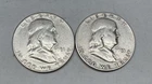 Lot # 1188 - Franklin Half Dollar - 90% Silver - 1.00 Face - Unknown Grade