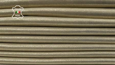 METALLIC SHIMMER PLATINUM LIGHT GOLD Goatskin Leather 5 skins 22+sqf 0.9mm C5927
