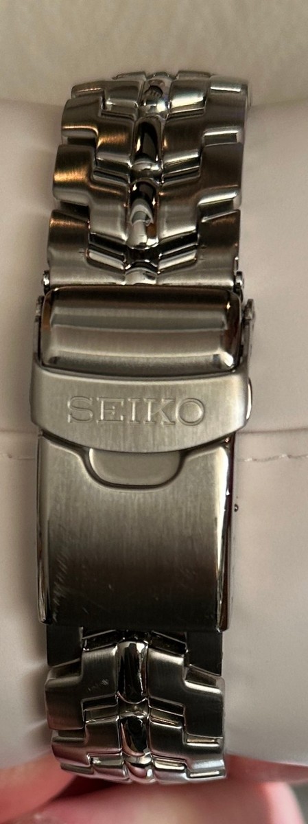 Beautiful Seiko Kinetic 5M62-0BT0 100M Silver 42mm - Needs