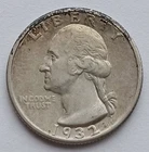 1932-S Washington Silver Quarter VF, Key Date San Francisco 25C coin