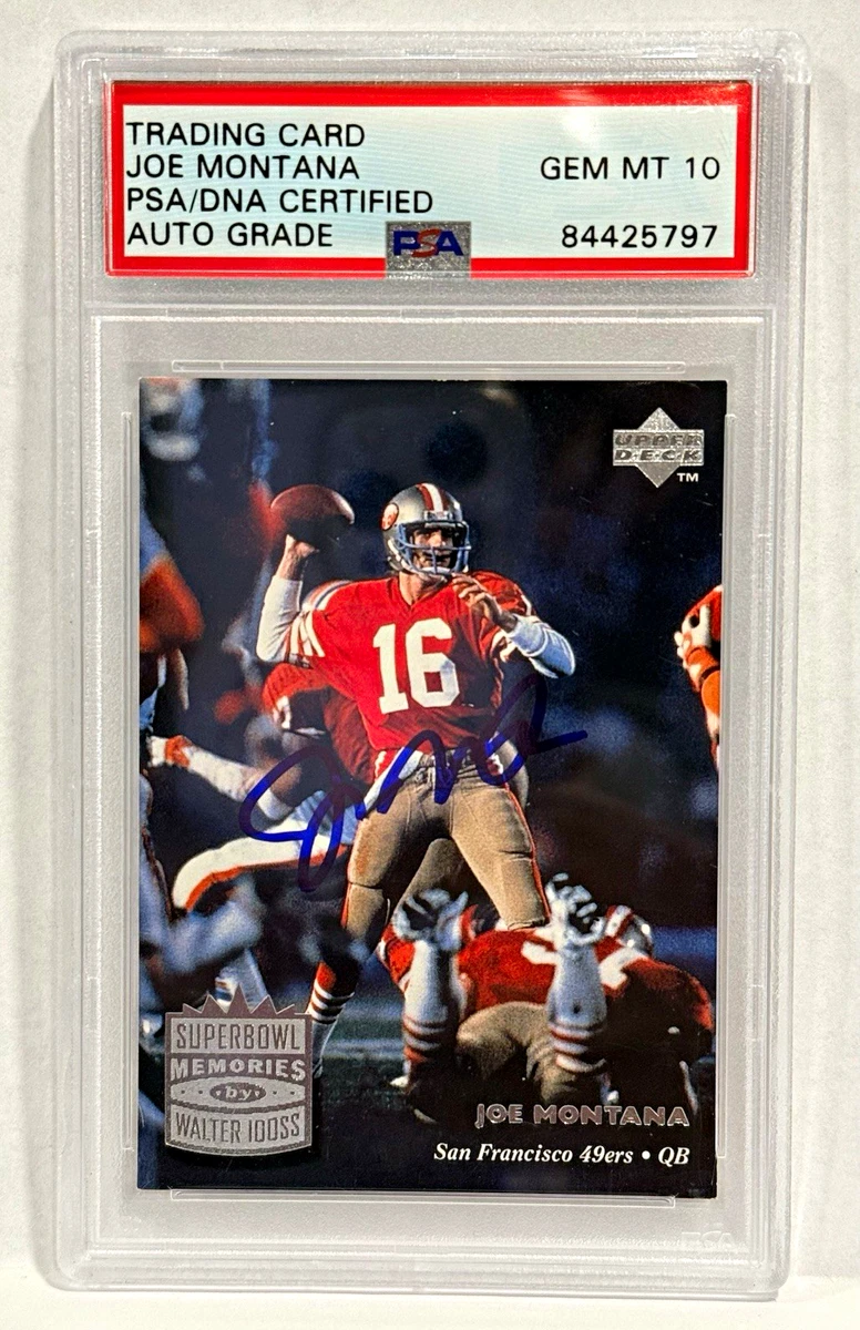 25+ Joe Montana 10 Graded Football Sports Trading Cards for sale