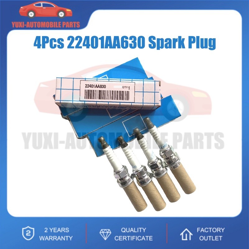 4X 22401AA630 ILFR6B Iridium Spark Plug For Subaru Baja Forester Outback Imprez