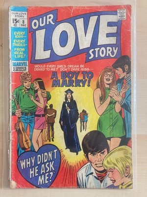 Our Love Story, # 8 von 1990, Z 3, Romantik Comic, US